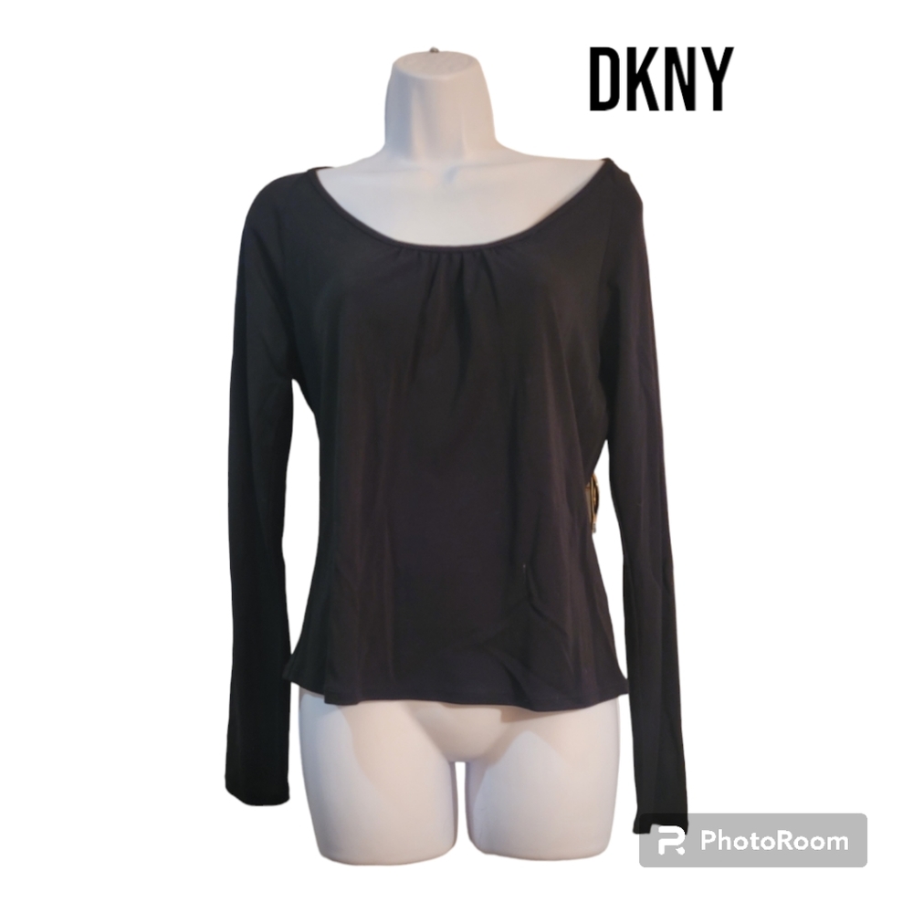 DKNY scoop neck top